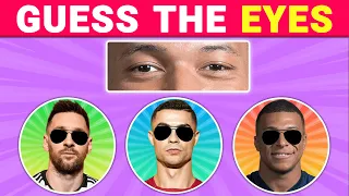 Guess The Eyes Of The Players: Ronaldo, Messi, Mbappe, Haaland