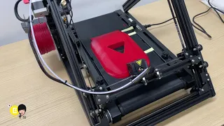 Big You Tube logo with CR 30 3D printing