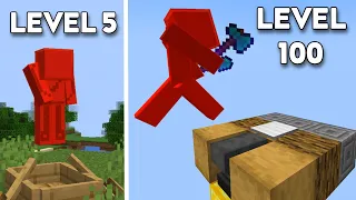 Minecraft's HARDEST Clutches [Levels 1 to 100]