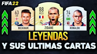 🔥FIFA 22 | ICONOS Y SUS ÚLTIMAS CARTAS FIFA  | Beckham, Ronaldo, Zidane