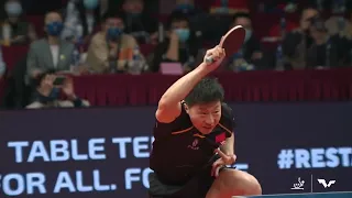 MA Long vs FAN Zhendong in Slow Motion | MS F | 2020 ITTF Finals