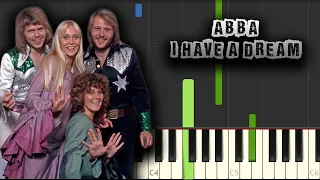 Abba - I Have a Dream - [Piano Tutorial] (Synthesia) (Download MIDI + PDF Scores)