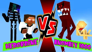 Monster School Season 3:PART 5 DARK ANGEL| ROTF"HEROBRINE VS ANOMALY1000" - Minecraft Animation