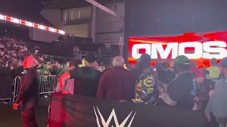 Omos Entrance WWE Live Road To Wrestlemania Savannah Georgia Front Row