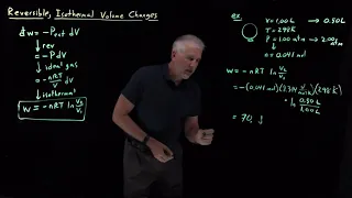 Reversible, Isothermal Volume Changes