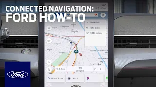 Ford Mustang Mach-E: Connected Navigation | Ford How-To | Ford