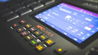 Akai Mpc Live 2,  Finger Drumming, Studio Jam. HipHop Vocal Bars on Pads and Chops from Dragnet!