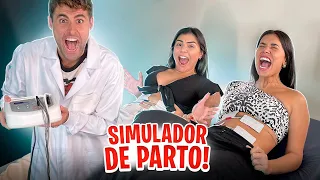 SIMULADOR DE PARTO REALISTA COM TODAS MENINAS DA CASA!!