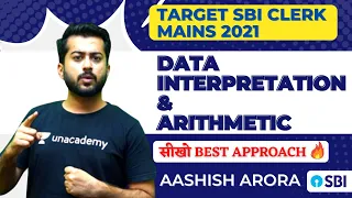 Data Interpretation & Arithmetic | Target SBI Clerk Mains 2021 | The Bankers | Aashish Arora