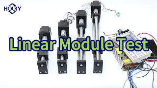 Ball Screw Linear Module Test Display