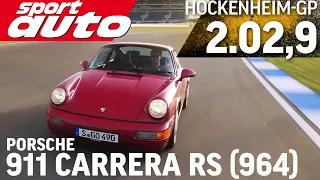 Porsche 911 Carrera RS (964) | Hot Lap Hockenheim-GP | sport auto