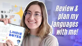 Language learning planning: using a monthly journal to review and set goals 💙