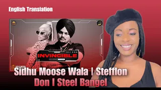 INVINCIBLE (Official Audio) Sidhu Moose Wala | Stefflon Don l Steel Bangelz | 🇬🇧 translation 💚