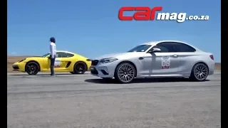 DRAG RACE! BMW M2 Competition vs. Porsche 718 Cayman GTS