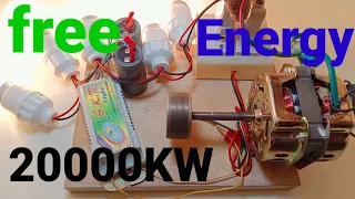 free energy generator device with magnet & dc motor_  experiment at home, For More Information, free