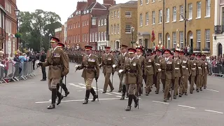 Household Cavalry Leave Windsor after 200 years