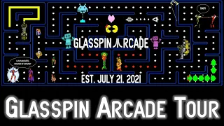 Glasspin Arcade Game Room Tour