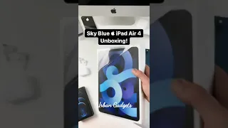 UNBOXING New Apple IPad Air 4 sky Blue - 2022 #Appleevent #shorts