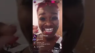 Lexi’s Instagram Live Backstage at the Reunion Show