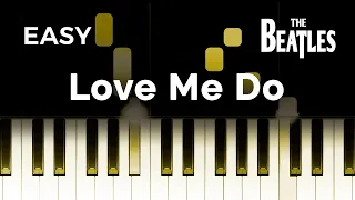 The Beatles - Love Me Do - EASY Piano TUTORIAL by Piano Fun Play