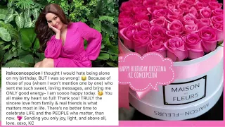 HAPPY BIRTHDAY KRISTINA KC CONCEPCION 07 APRIL 2020 | BIRTHDAY ROSES FOR KC CONCEPCION