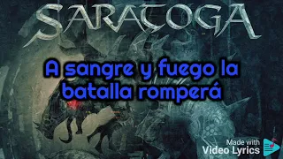 SARATOGA A sangre y fuego - letra