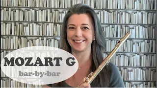 Mozart G major: Flute TUTORIAL part 2 (bar-by-bar)