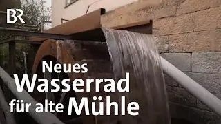 Leben im Denkmal: Die Michelsmühle bei Bad Kissingen braucht ein neues Wasserrad | Frankenschau | BR