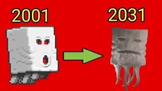 Evolution of ghast  | Minecraft ghast | evolution of minecraft ghast #shorts