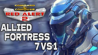 Red Alert 2 | ALLIED FORTRESS | (7 vs 1)