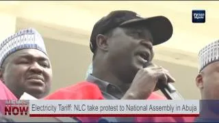 Electricity Tariff: NLC take protest to National Assembly in Abuja