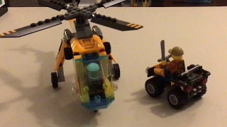 Lego 60158 - Jungle Cargo Helicopter Build - Bricks on the Loose