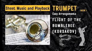 Flight Of the Bumblebee  - Trumpet Sheet Music and Playback - Easy Arrangements