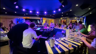 Professional BOOGIE WOOGIE piano player invites guest on stage and this happened!
