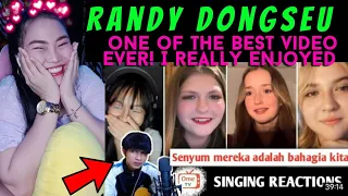 RANDY DONGSEU - Mereka semua terpukau Setelah dinyanyiin | SINGING REACTIONS OmeTV