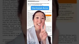 #Acne awareness month! Get on the RIGHT treatment for hormonal acne | #shorts #dermatology