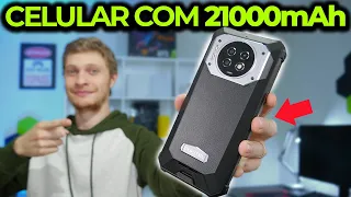 Celular INQUEBRÁVEL com 21000mAh de BATERIA! PODEROSO E ROBUSTO - ANÁLISE OUKITEL  WP19