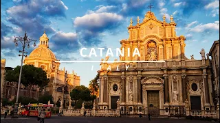 WALKING IN CATANIA, Sicily, Italy (4K UHD) Amazing Beautiful City with Chill Music | 4K VIDEO