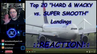 Top 20 HARD & WACKY vs  SUPER SMOOTH Landings ::REACTION::