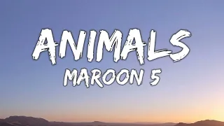 Animals | Maroon 5 - Lyric Video | English