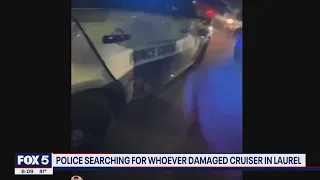 Large crowd caught on camera attacking Prince George's County police cruiser | FOX 5 DC