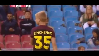 Olexandr Zinchenko vs Arsenal (Friendly 07/08/16)
