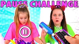PAUSE CHALLENGE MAKING SLIME GONE WRONG!!