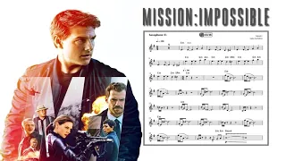 【萨克斯谱】碟中谍 Mission Impossible 你一定要学会的一首主题曲！