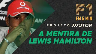 O caso da MENTIRA de LEWIS HAMILTON na Austrália | F1 em 5 Minutos