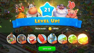 TOWNSHIP MOBILE GAMEPLAY LEVEL 21