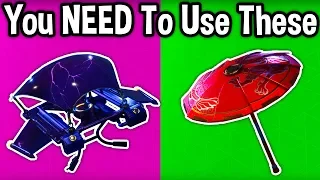 5 BEST GLIDERS + UMBRELLA'S TO USE in Fortnite...