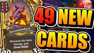 *NEW* Solo Battlegrounds Cards! 49?! | Hearthstone Battlegrounds