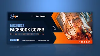 How to make facebook cover photo design - photoshop tutorial