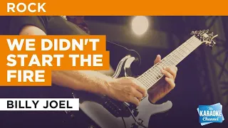 We Didn't Start The Fire : Billy Joel | Karaoke with Lyrics